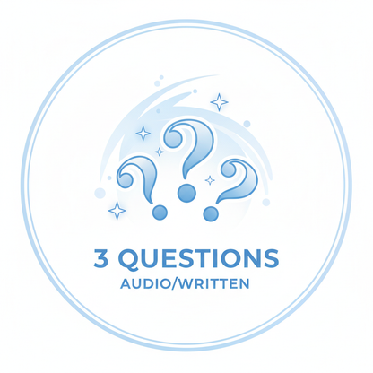 3 Questions Audio Written